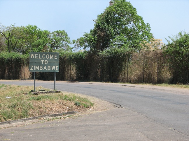 a welcome sign for the imbale town