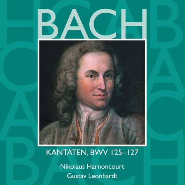 the cover for bach book by nikolaus hannoncourt