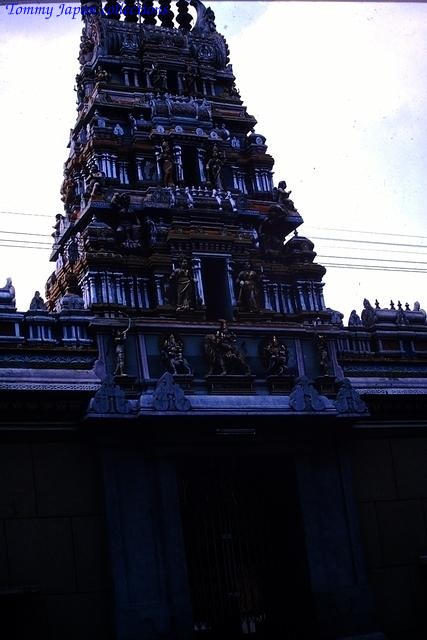 the large tower is decorated with sculptures and ornaments