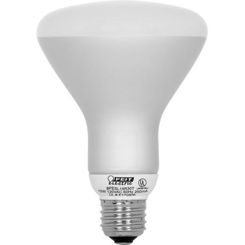 an led light bulb on a white background