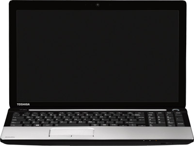 an open laptop with its top lid slightly up
