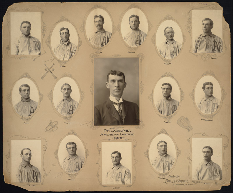 this is an old time baseball team picture