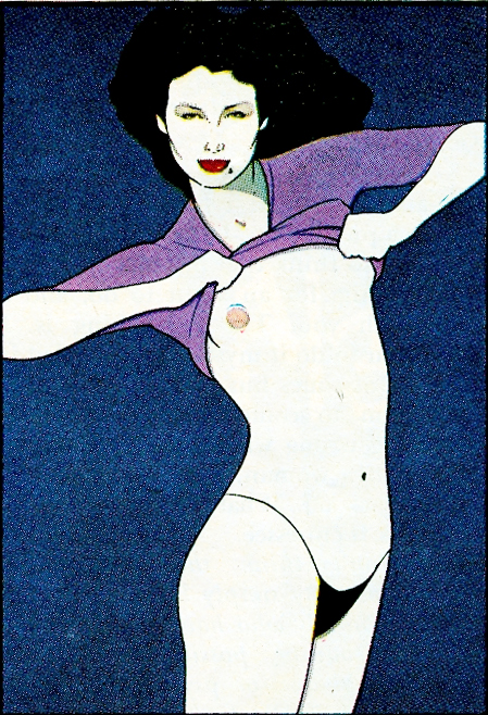 a woman's white  figure in purple scarf