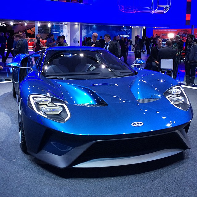 the very rare ford shows off the electric concept at the detroit auto show