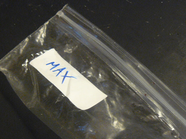 the wax paper in the clear package is marked max