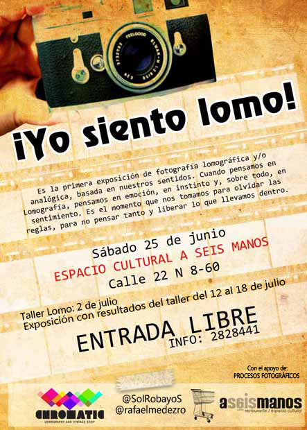 a poster for a festival about the spanish film iyo sensoro lomo