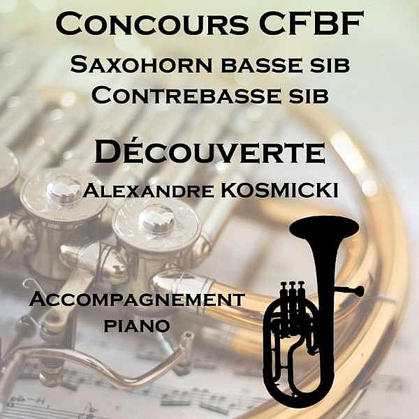 an image of a french horn with captioning