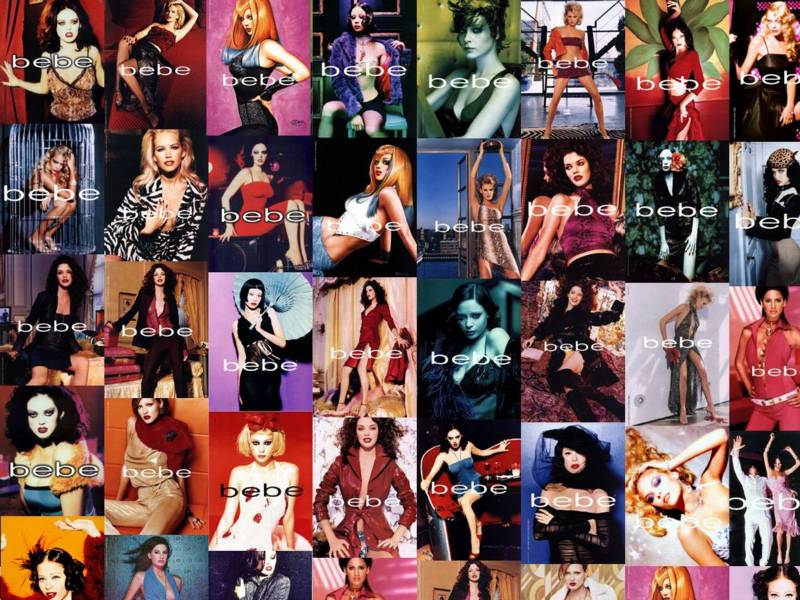 a grid has an image of many different women