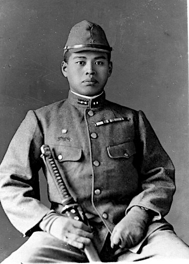 an old black po of a man in uniform