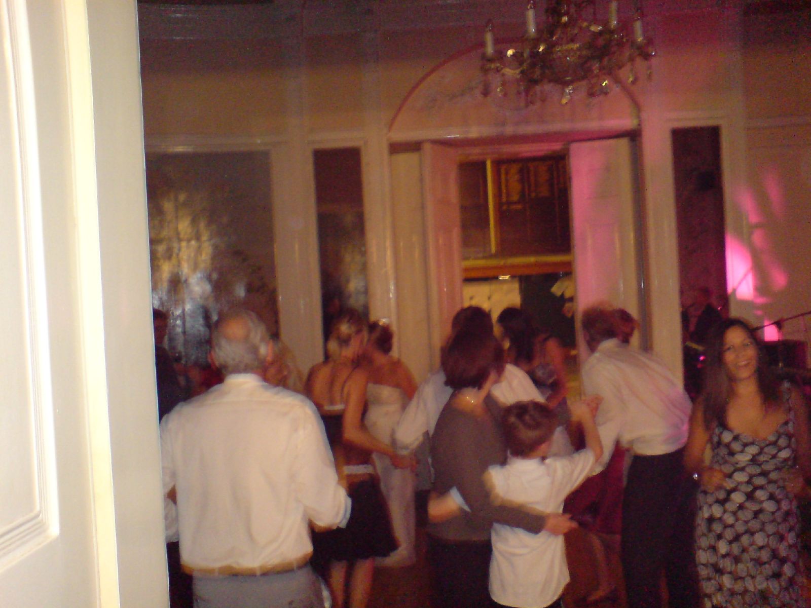 a couple dancing at their wedding party