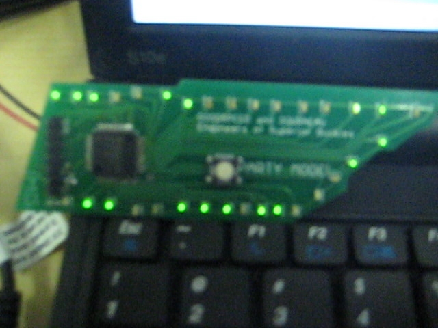 the green led has some sort of small battery