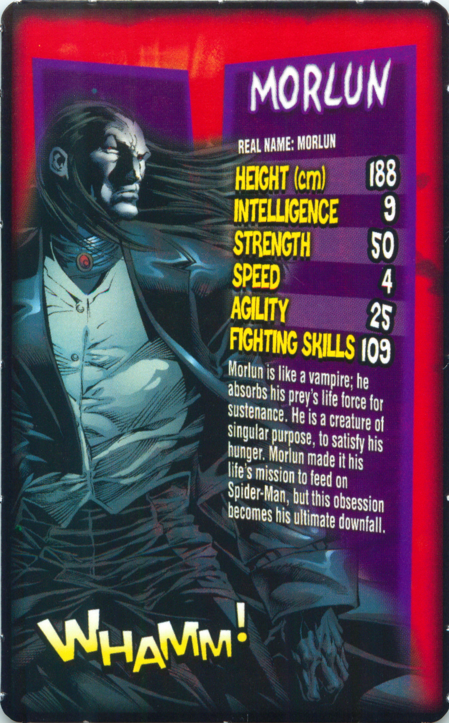 an image of a card with the character morln