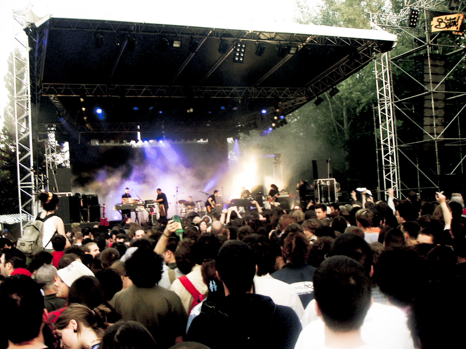 a group of people that are sitting on stage