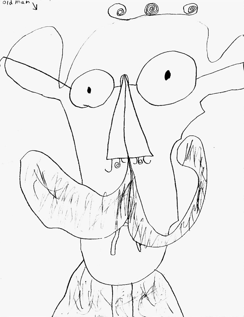 a black and white cartoon of mort cartoon character