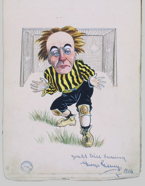 a signed drawing of an image of ronald williams