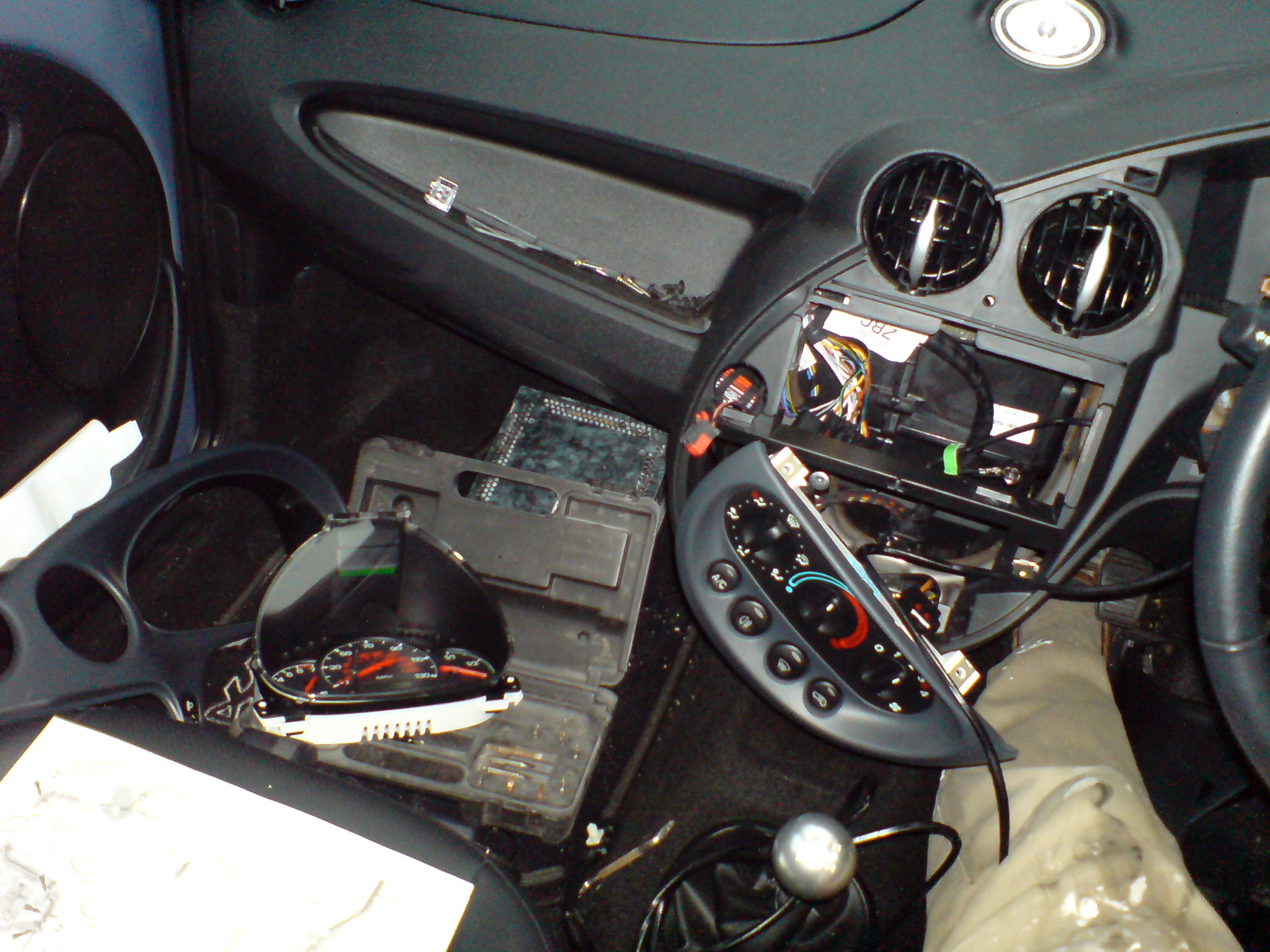a steering wheel control board in a vehicle