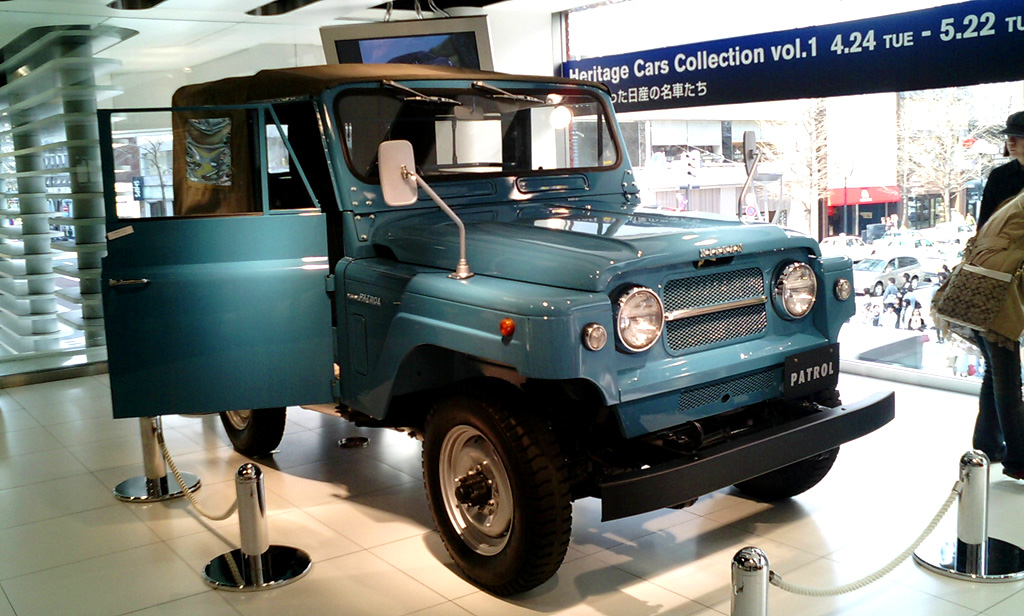 a large vehicle in the center of a building