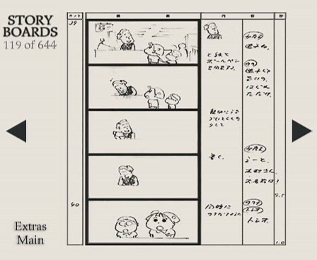 the story boards page from an image shows how dogs can be arranged and readable