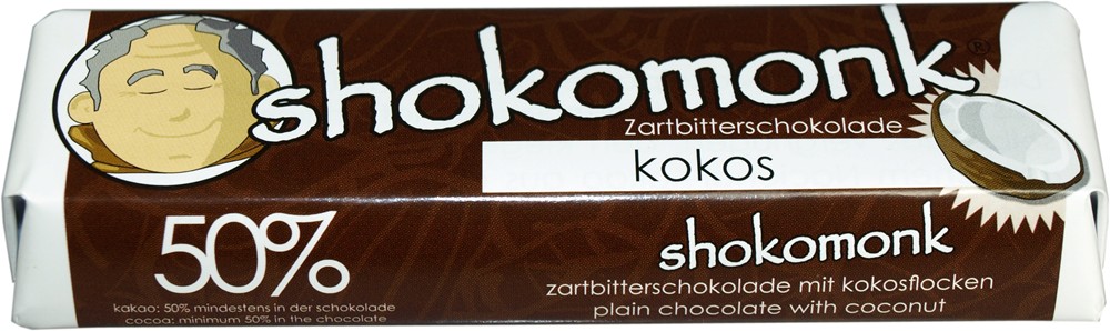 a box of chokonk chocolates on white