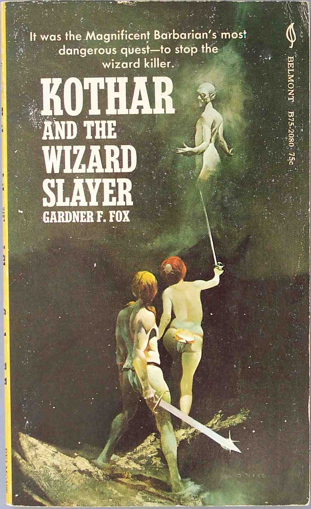 book cover art for kothar and the wizard slayer