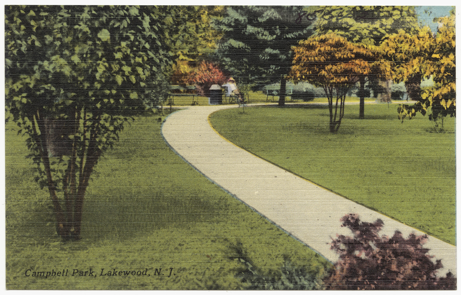 an illustration showing a pathway leading to an island