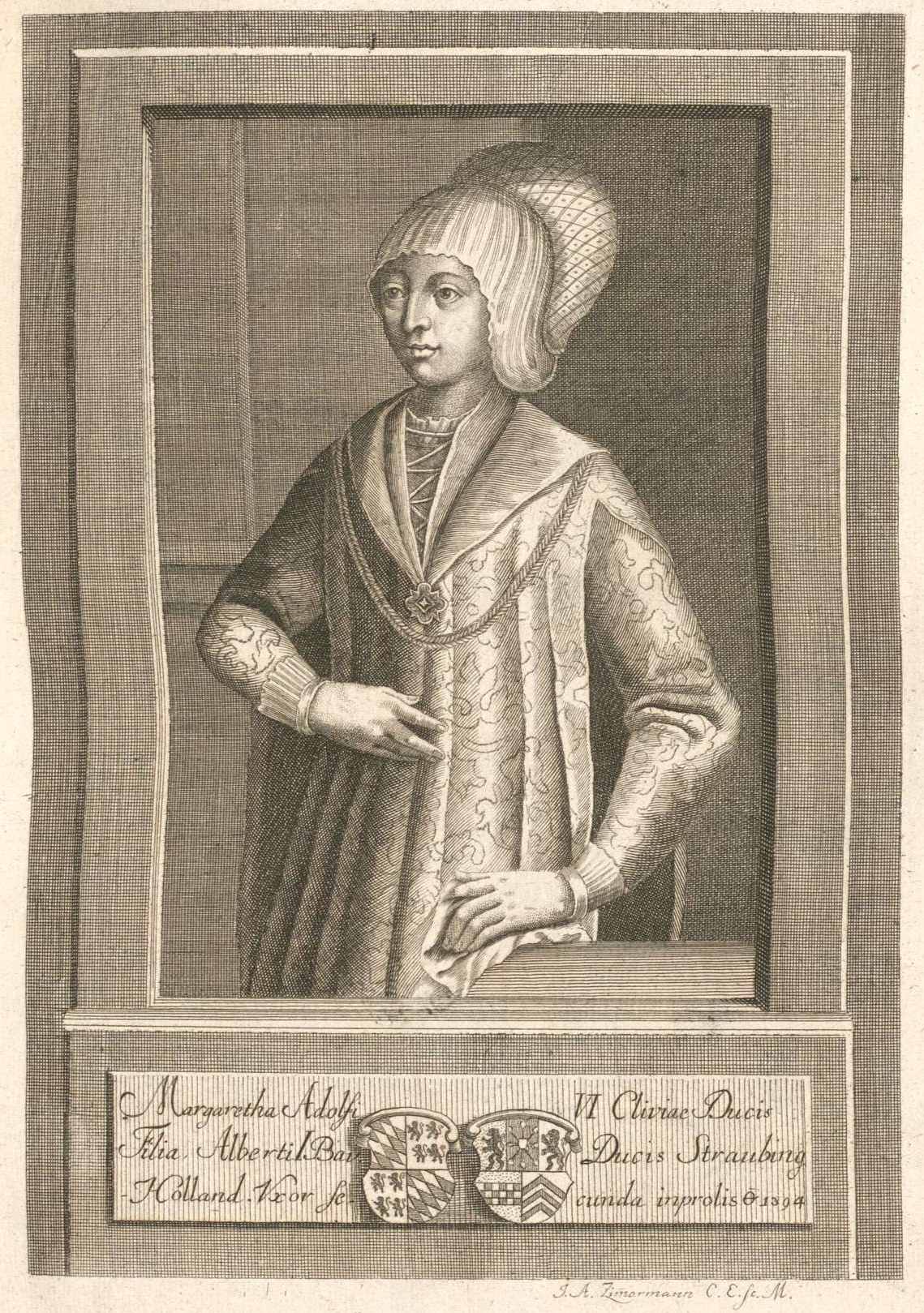 a drawing of a woman in a mantle
