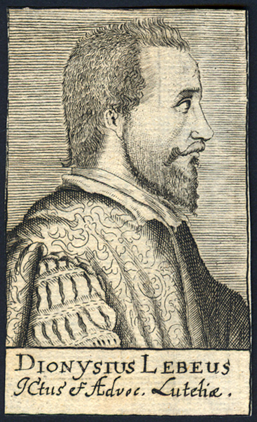 an engraving showing the head of a man wearing a hat and a dress