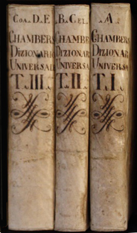three books with writing on them sitting next to each other
