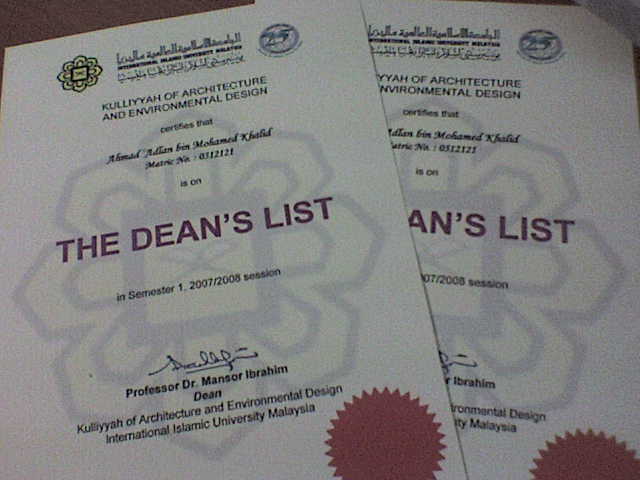 two certificates are sitting on a desk