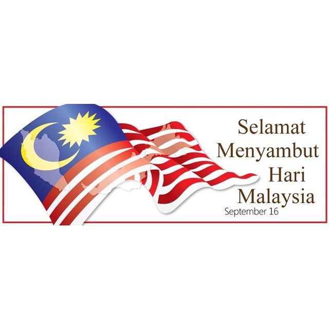 the malaysian logo with the flag and a crescent