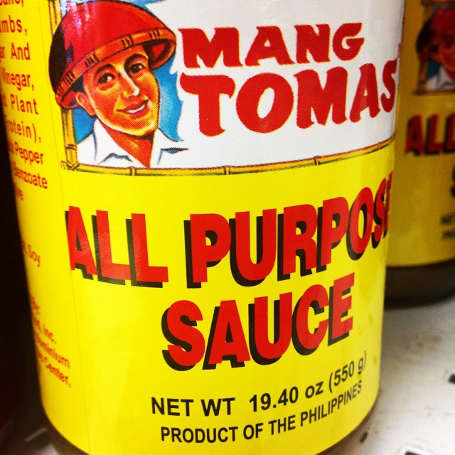 two tins of all purpose sauce are pictured
