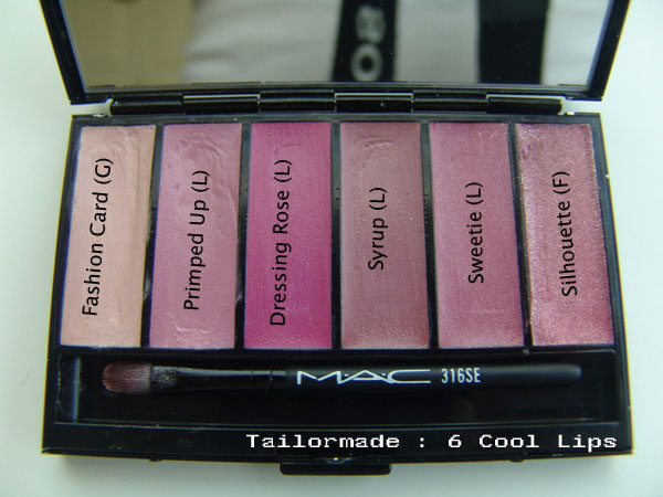 the mac pigment and glosses on this makeup palette are a very soft touch