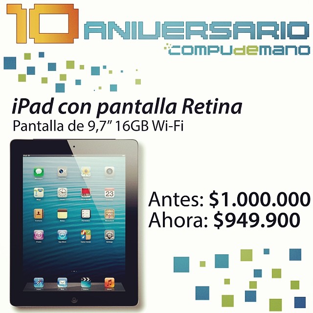 an ad for an ipad that is advertising a tablet
