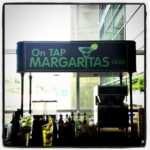 an image of margarita's restaurant sign in the city