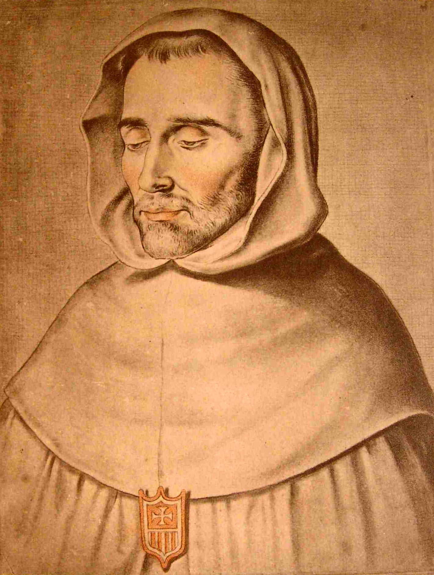portrait of an old saint, from the early 17th century