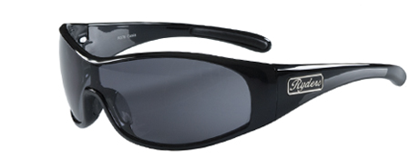 the side of sunglasses for a women's black sunglasses