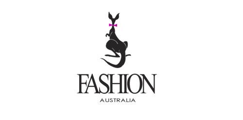 the fashion australia logo on a white background