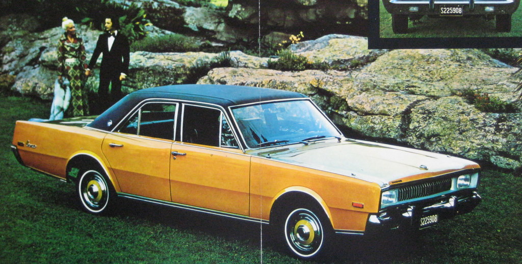 a vintage advertit for the lancia sedan from the 1970 catalog