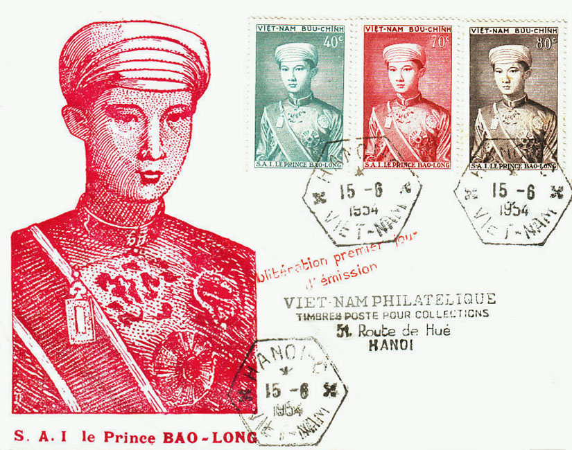 a stamp with two different women and one of them wearing a turban