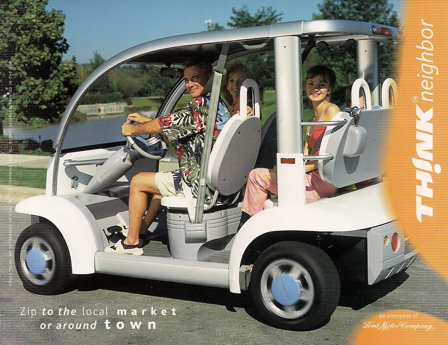 an advertit for a car with three girls on it