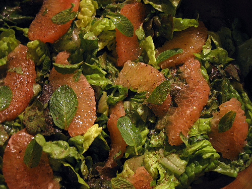 a close up of the salad in a bowl