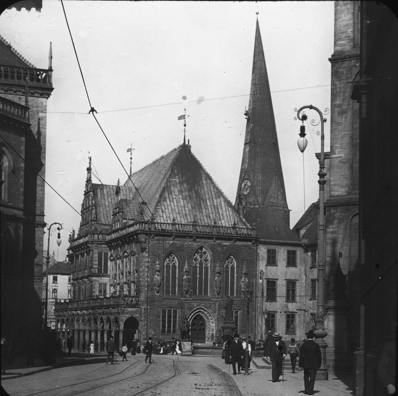 old black and white po of a church from the early 1900's