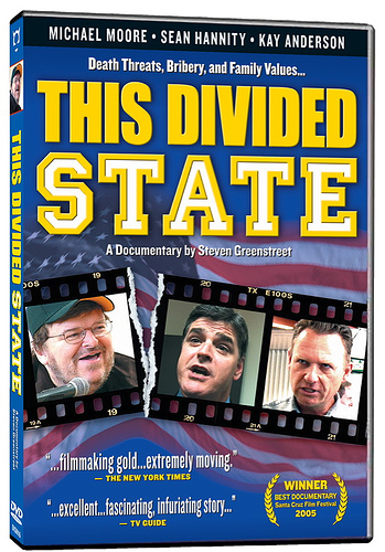 a blu cover for the movie this divided state