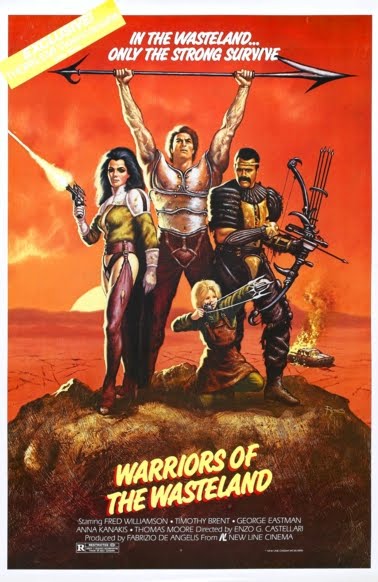 the movie poster for warriors of the wasteland starring actors from tv