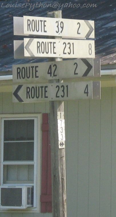 two street signs one pointing to the right, the other to route 29 and the other pointing to route 33