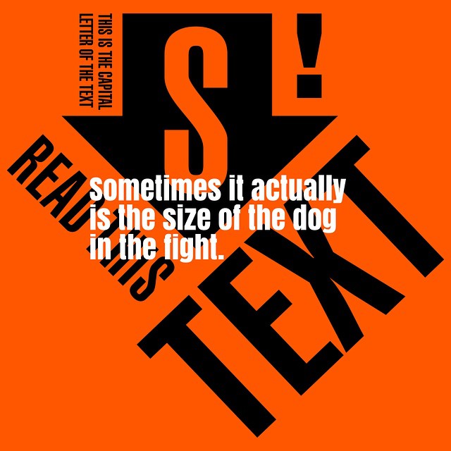 a quote with black letters on an orange background