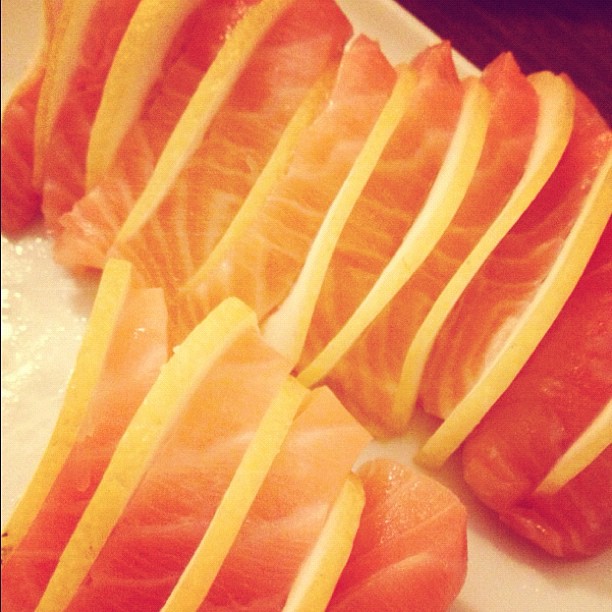 sliced orange slices and segments on a plate