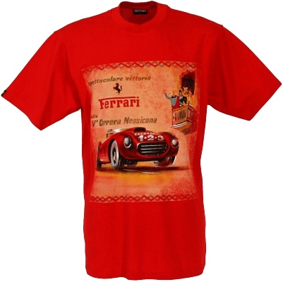 the ferrari t - shirt with the slogan ferrari