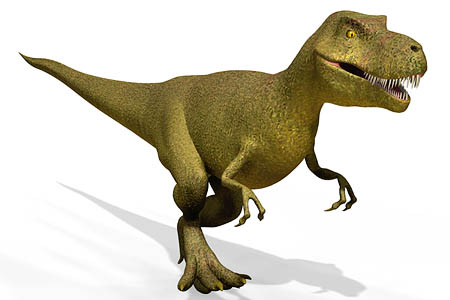the t - rex will start as a giant dinosaur