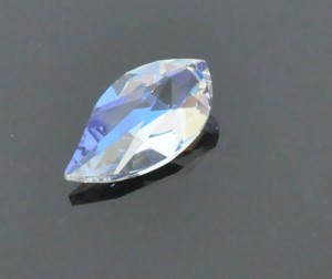 a pear shaped diamond on the water surface